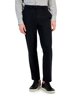 Alfani Men's Classic-Fit Solid Stretch Suit Pants, Created for Macy's
