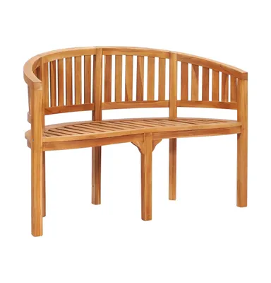 Banana Bench 47.2" Solid Teak Wood