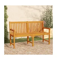 Patio Bench 59.1" Solid Acacia Wood