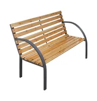 Patio Bench 44.1" Solid Wood Fir