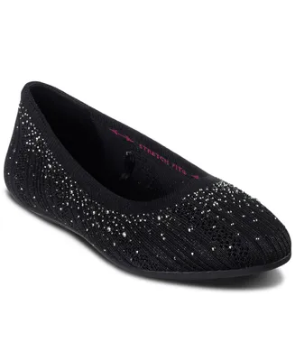 Skechers Women's Cleo 2.0 - Glitzy Days Slip-On Casual Ballet Flats from Finish Line