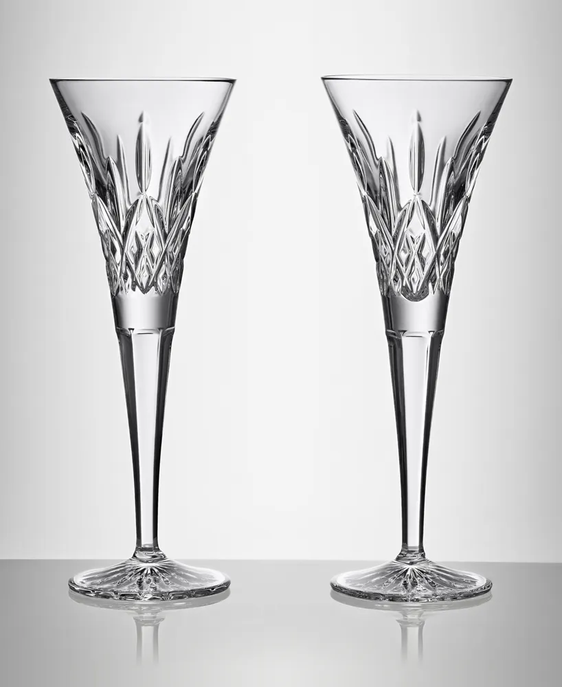 Waterford Lismore Toasting Flute, Set of 2