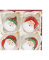 Old St. Nick Assorted Ornaments, Set of 4