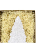 Lastra Holiday Figural Tree Small Platter