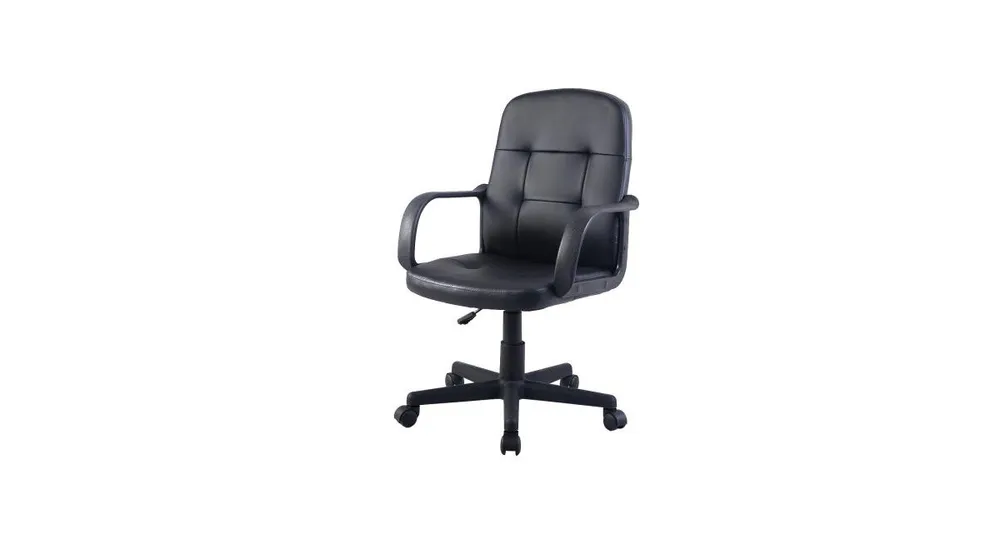 Pu Leather Ergonomic Midback Office Chair