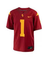 Big Boys Nike #1 Crimson Usc Trojans 1st Armored Division Old Ironsides Untouchable Football Jersey