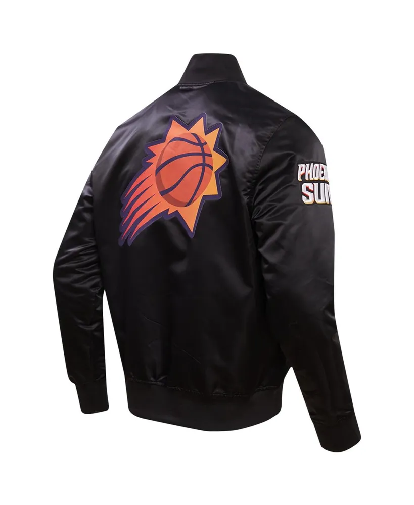 Men's Pro Standard Black Phoenix Suns 2023/24 City Edition Satin Full-Snap Jacket