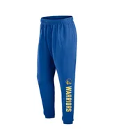 Men's Fanatics Royal Golden State Warriors Big and Tall Chop Block Pants