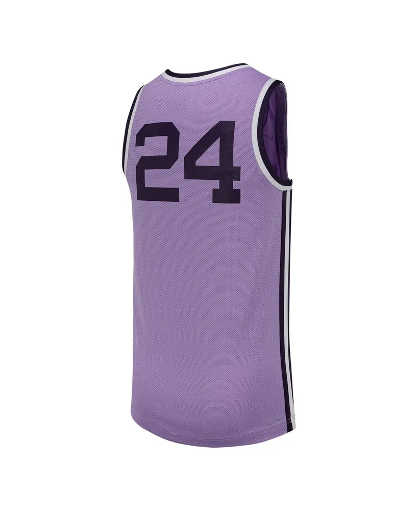 Men's Nike # Lavender Kansas State Wildcats Replica Basketball Jersey