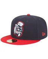 Men's New Era Navy Tulsa Drillers Theme Nights Sound 59FIFTY Fitted Hat