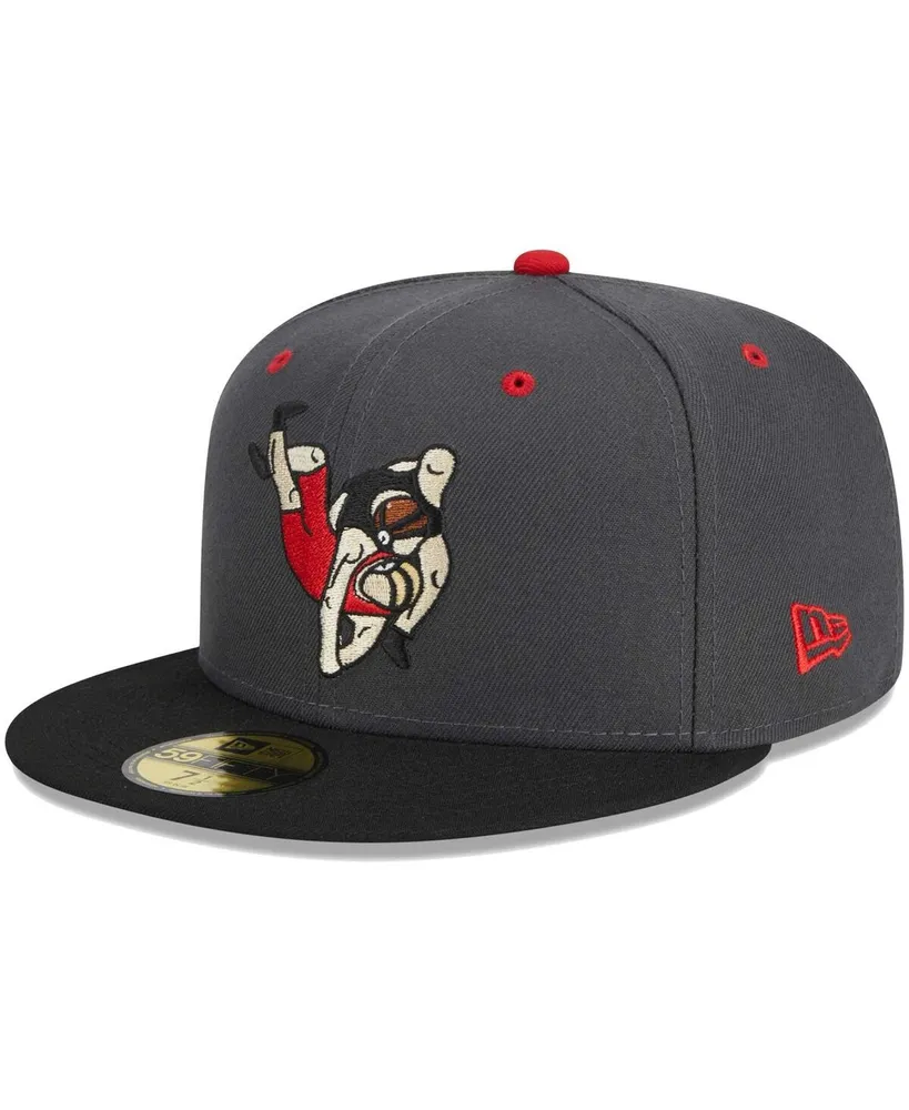 Lids Atlanta Braves New Era Chrome 59FIFTY Fitted Hat - Stone/Black