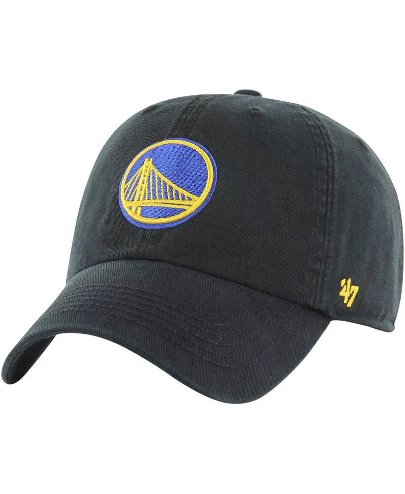 Men's '47 Brand Black Golden State Warriors Classic Franchise Fitted Hat