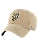 Men's '47 Brand Khaki Vegas Golden Knights Earldor Clean Up Adjustable Hat