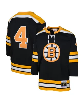 Big Boys Mitchell & Ness Bobby Orr Black Boston Bruins 1971 Blue Line Player Jersey