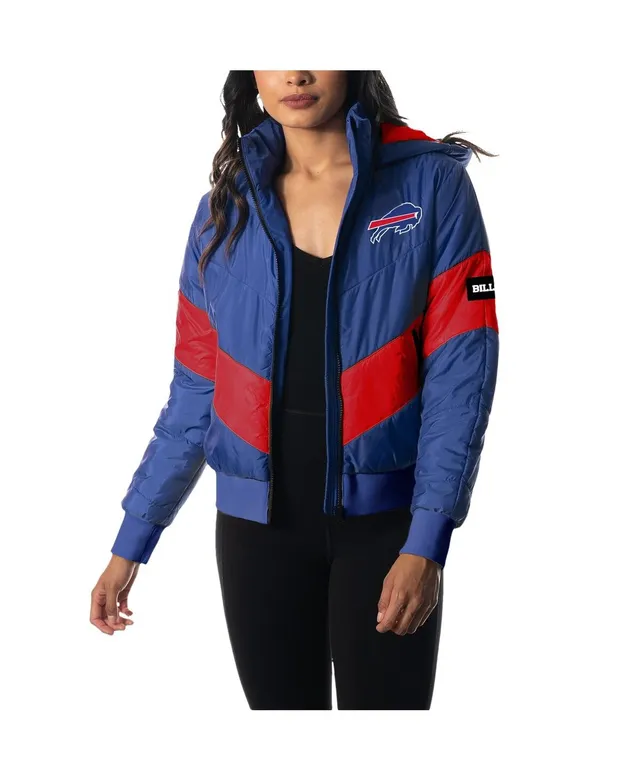 Women's Buffalo Bills The Wild Collective Royal Cropped Pullover