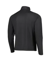 Men's Fairway & Greene Black 2024 Presidents Cup Micro Print Quarter-Zip Pullover Jacket