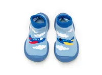 Komuello Infant Boy First Walk Sock Shoes Aeroplane