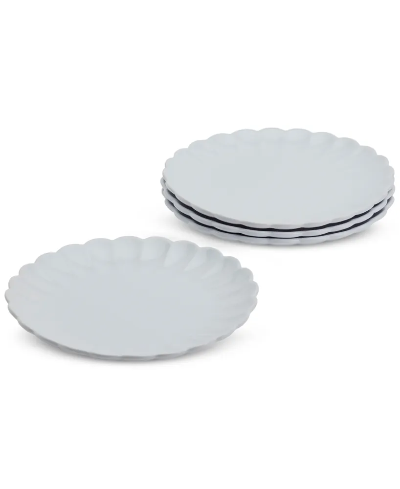 Tabletops Gallery Scalloped Salad Plates, Set of 4