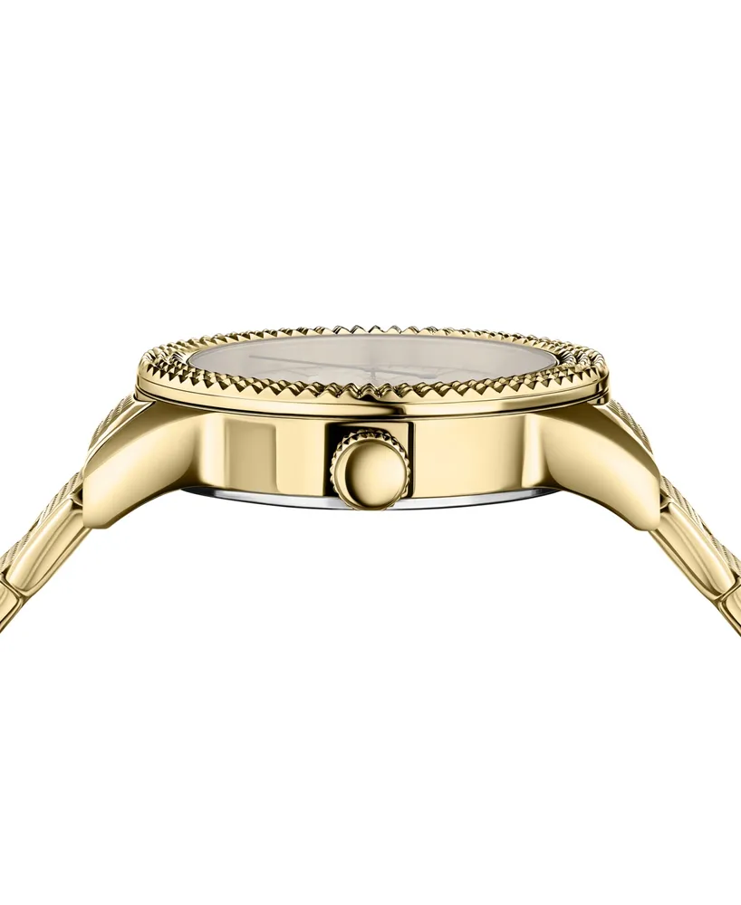 Versus Versace Women's Bayside Three Hand Gold-Tone Stainless Steel Watch 38mm