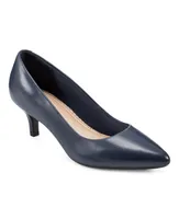 Easy Spirit Women's Lexie Slip-On Kitten Heel Dress Pumps