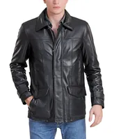 Bgsd Men Hunter Leather Coat - Tall