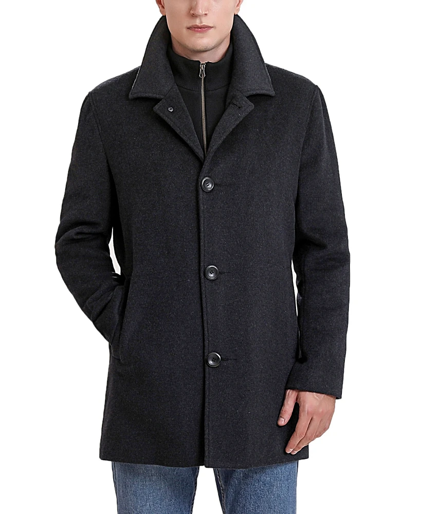 Bgsd Men Justin Wool Blend Car Coat - Big and Tall