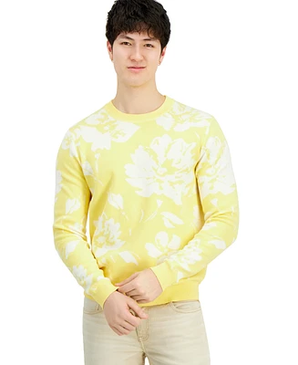 I.n.c. International Concepts Men's Cotton Crewneck Sweater, Created for Macy's