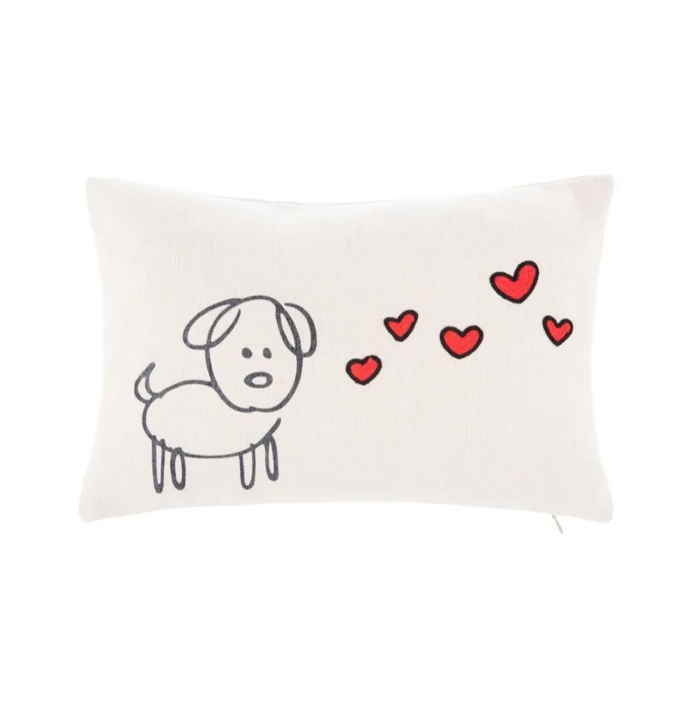 Safavieh Puppy Love 12" x 18" Pillow