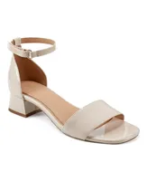 Easy Spirit Women's Sheila Square Toe Block Heel Dress Sandals