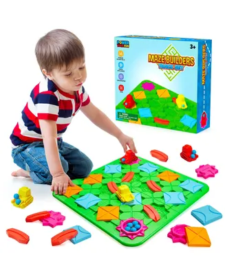 Power Your Fun Small Maze Builder Track Set- 31 Pack