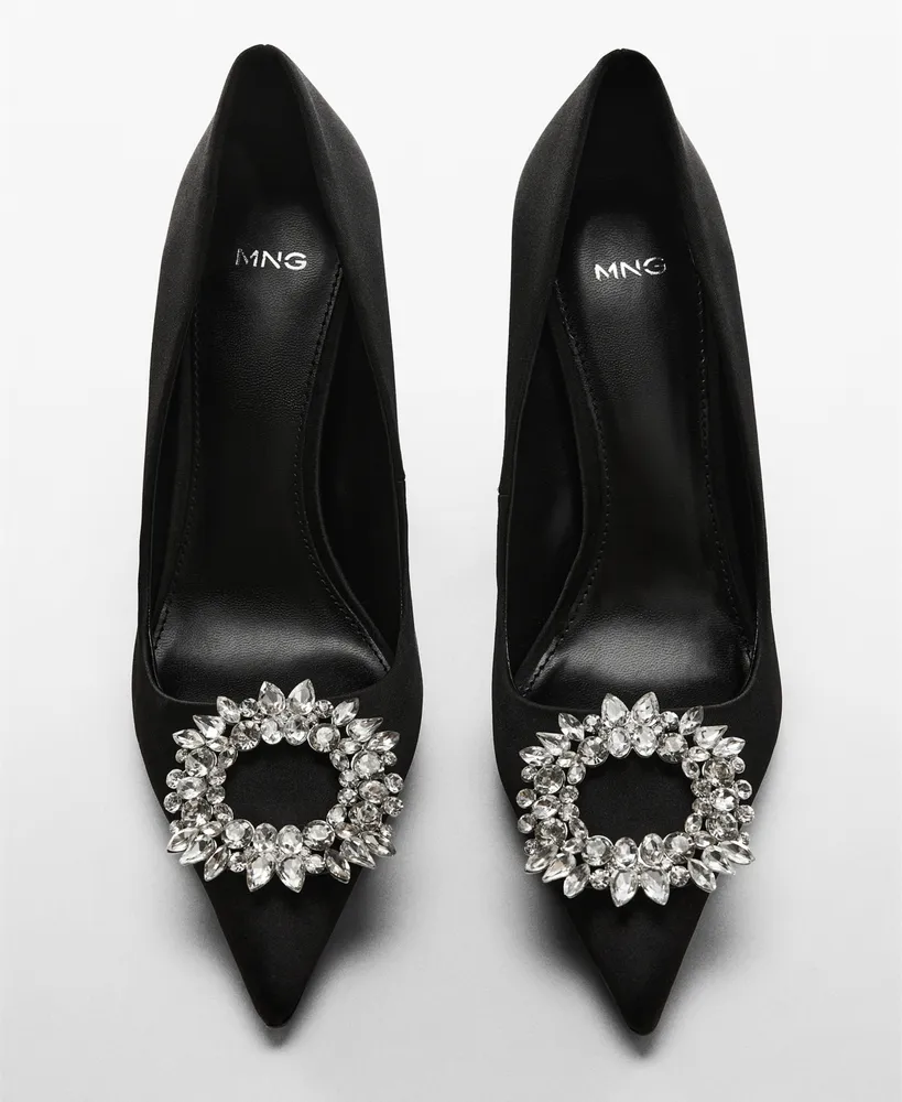Mango Women's Jewel-Heel Shoes