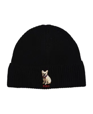 Polo Ralph Lauren Men's Embroidered Frenchie Beanie