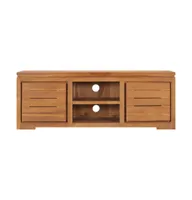 Tv Stand 43.3"x11.8"x15.7" Solid Wood Teak