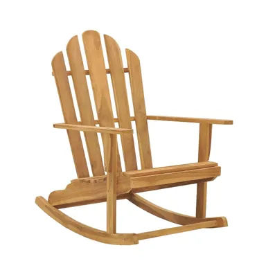 Adirondack Rocking Chair Solid Teak Wood