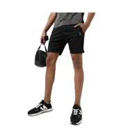 Campus Sutra Men's Carbon Black Basic Active wear Short