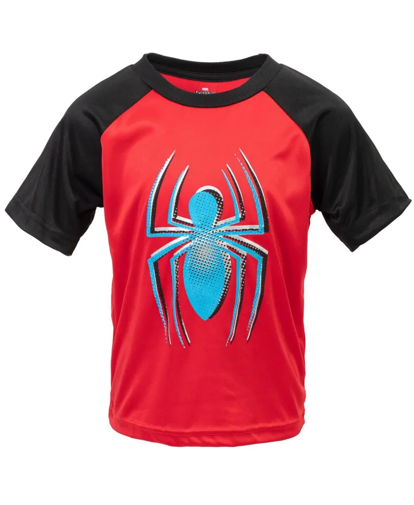 Marvel Avengers Spider-Man Hulk 3 Pack Athletic T-Shirt