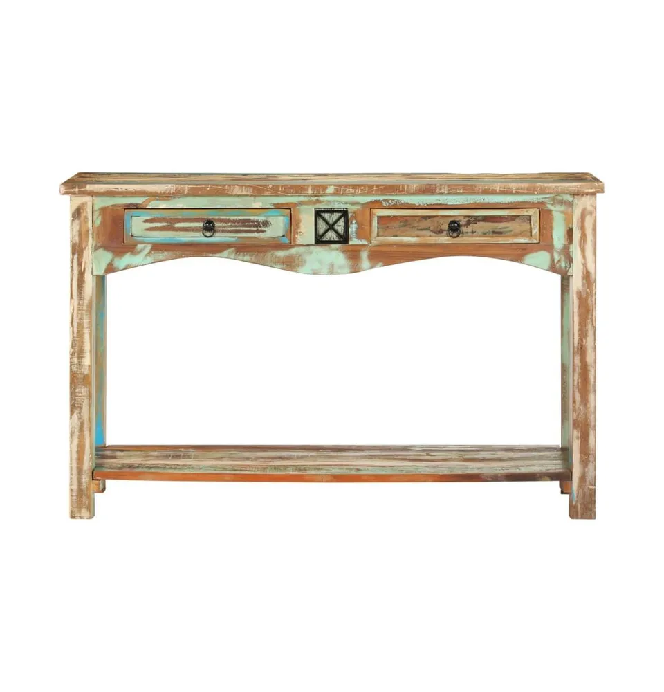 Console Table 47.2"x15.7"x29.5" Solid Reclaimed Wood