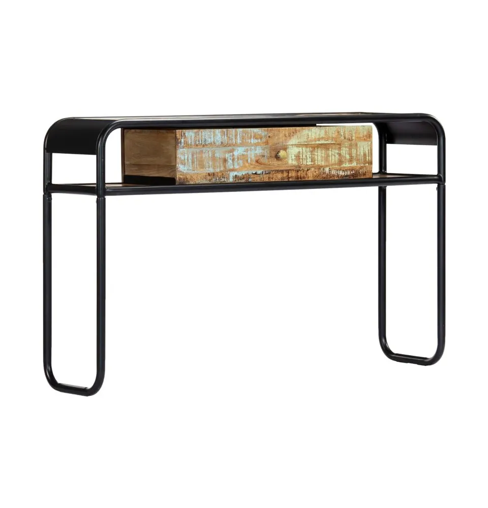 Console Table 46.5"x11.8"x29.5" Solid Reclaimed Wood