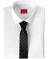 Hugo by Hugo Boss Men's Silk Stripe Jacquard Tie