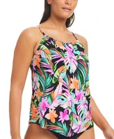 Beyond Control Women's Bora Bora Bay High-Neck Tankini Top