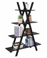 Convenience Concepts 45.75" Medium Density Fiberboard (Mdf) Oxford a Frame Bookshelf