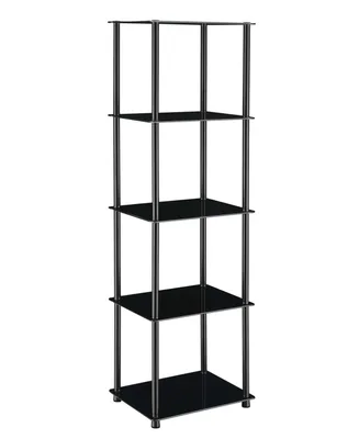 Convenience Concepts 15.75" Glass Designs2Go Classic 5 Tier Tower