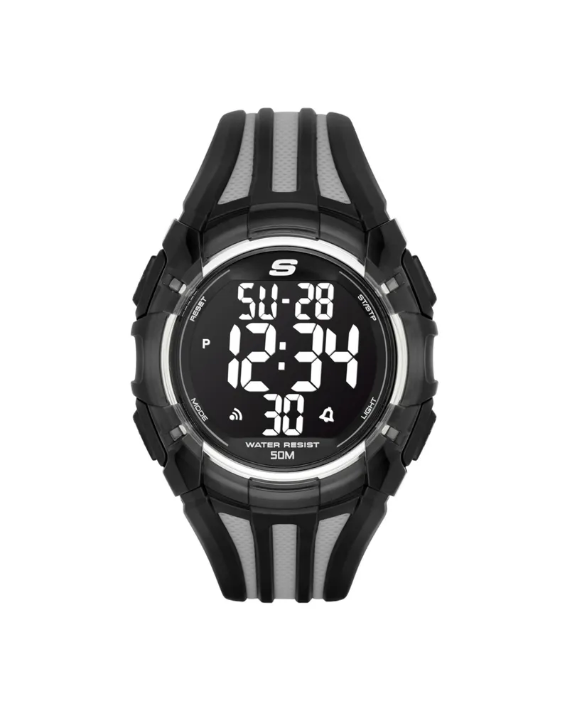 Skechers El Porto 46MM Men's Sport Digital Chronograph Watch