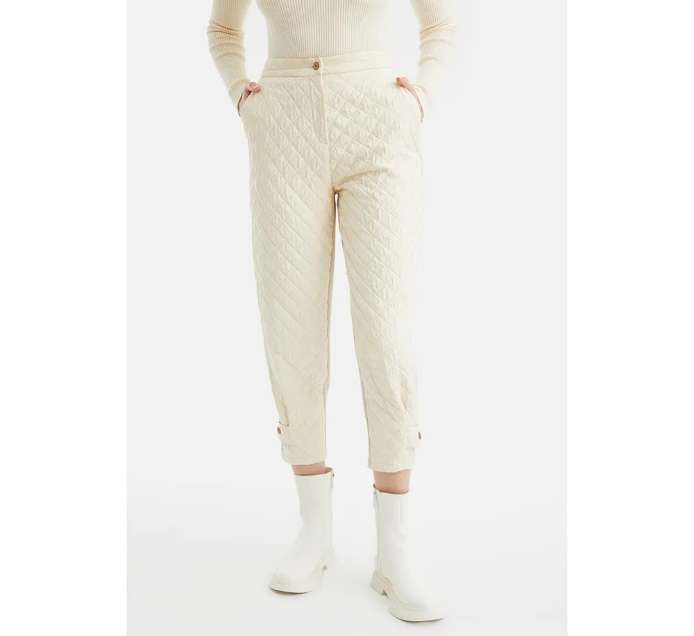 Women's Quilted Jogging Pants