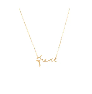 316L Absolute Affirmation "Fierce" Necklace