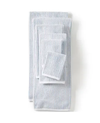 Lands' End Cotton Textured Stripe Hand Towel