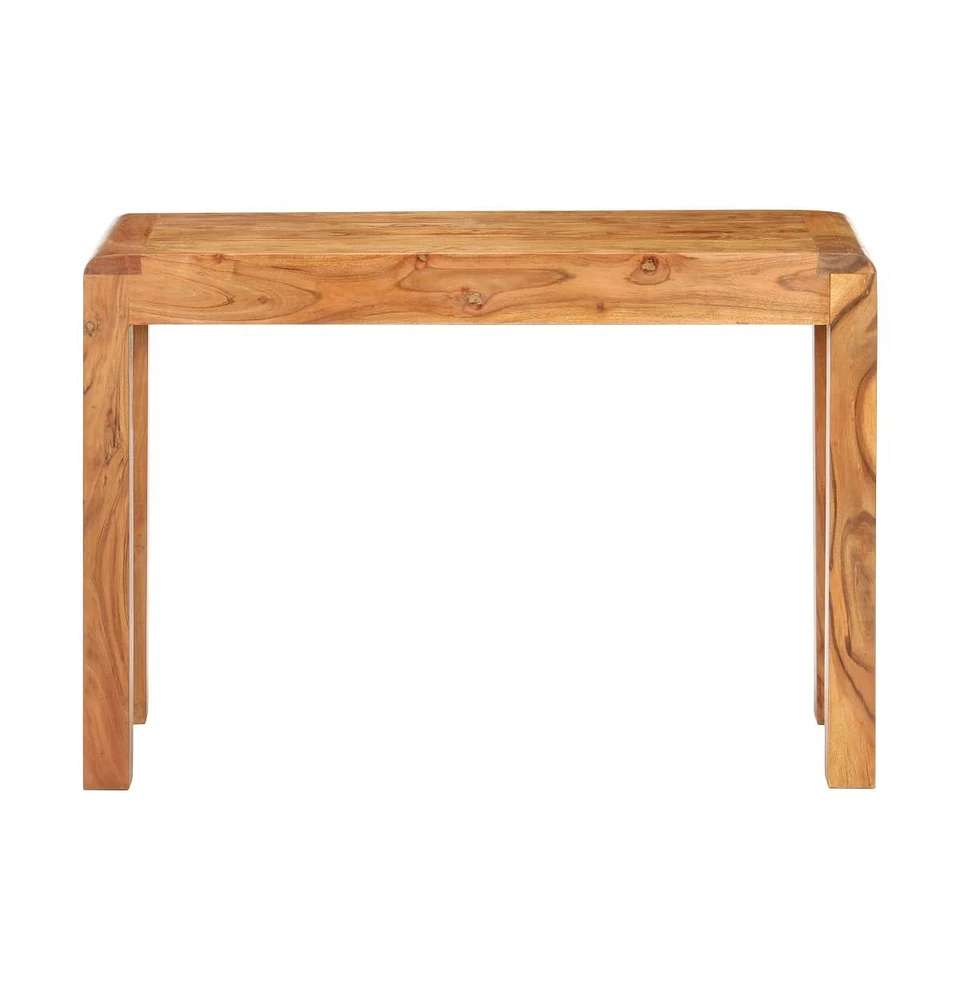 Console Table 43.3"x15.7"x29.9" Solid Acacia Wood in Honey Finish