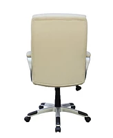 Boss Office Products 41-44" Leather Modern Mid Back Executive Chair