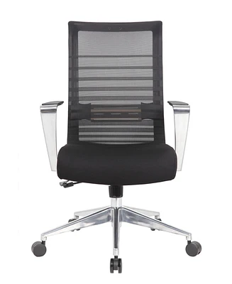 Boss Office Products 40-43" Polyester Horizontal Mesh Back Task Chair