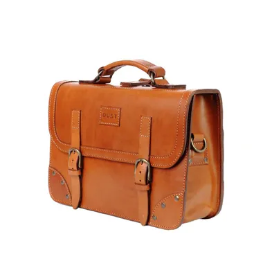 The Dust Company Leather Briefcase
